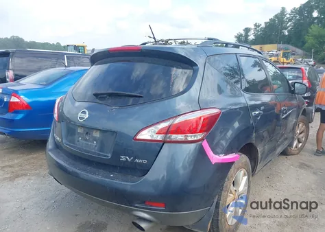 2011 Nissan Murano Sv из США, поврежденный, VIN JN8AZ1MW9BW175107